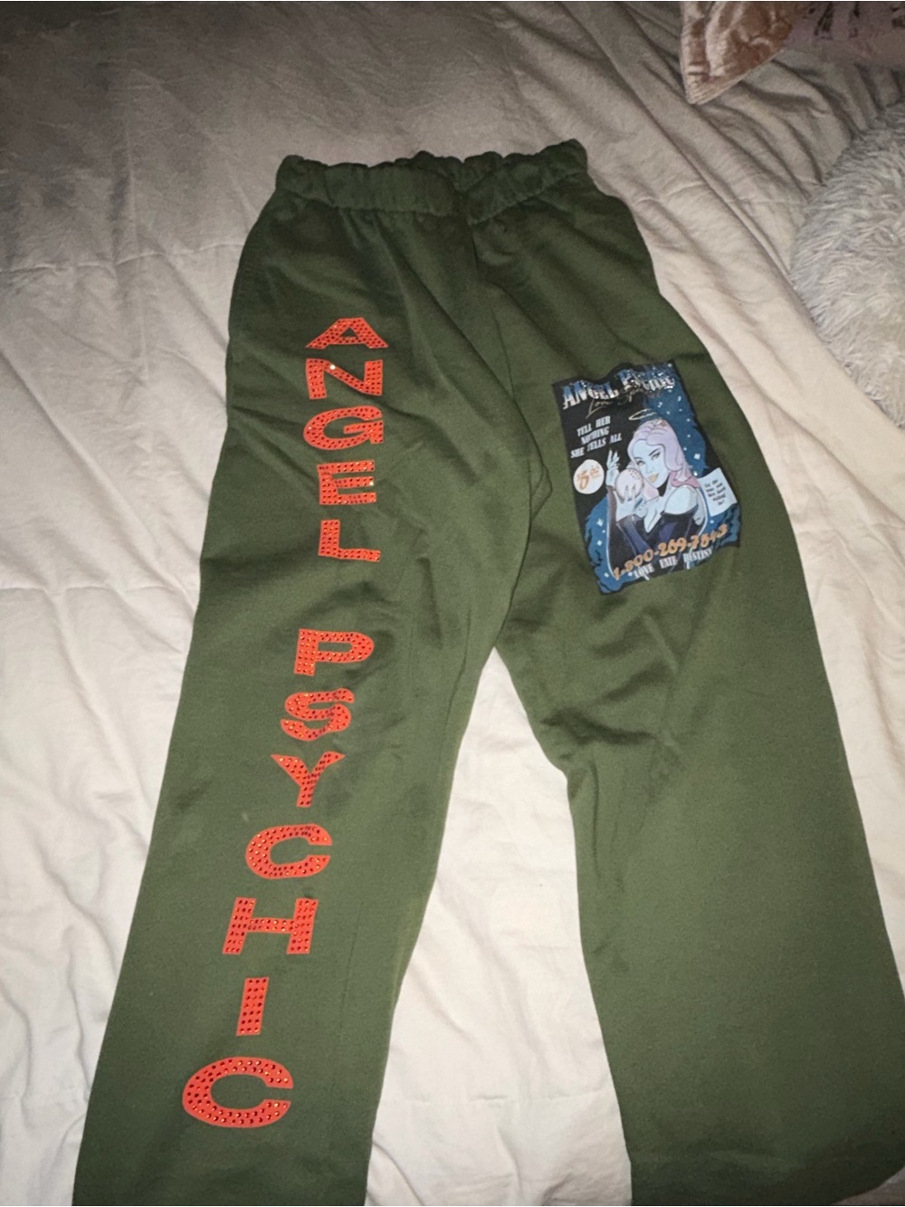 Boys Lie Vintage Green Sweatpants